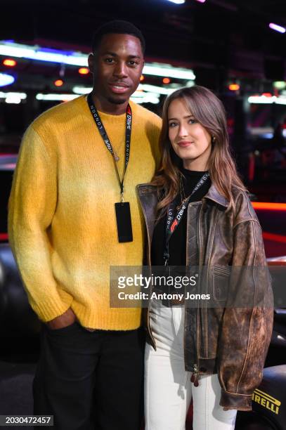 Aaron Francis and Kezia Cook attend Live Nation’s inaugural Music Therapy Grand Prix, hosted by F1 DRIVE in support of Nordoff and Robbins at the...
