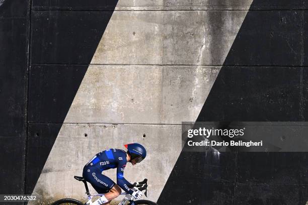 David Gaudu of France and Team Groupama - FDJ sprints during the 3rd O Gran Camiño - The Historical Route 2024, Stage 1 a 14.1km individual time...