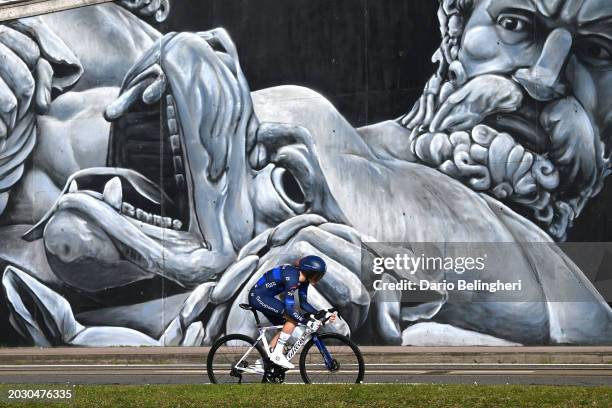 David Gaudu of France and Team Groupama - FDJ sprints during the 3rd O Gran Camiño - The Historical Route 2024, Stage 1 a 14.1km individual time...