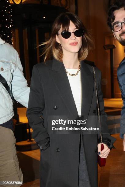 Daisy Edgar-Jones is seen during the Milan Fashion Week - Womenswear Fall/Winter 2024-2025 on February 22, 2024 in Milan, Italy.