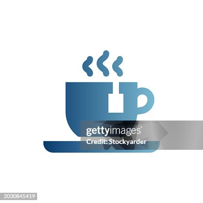 Herbal Tea Gradient Solid Icon Herbal Tea Gradient Solid Icon