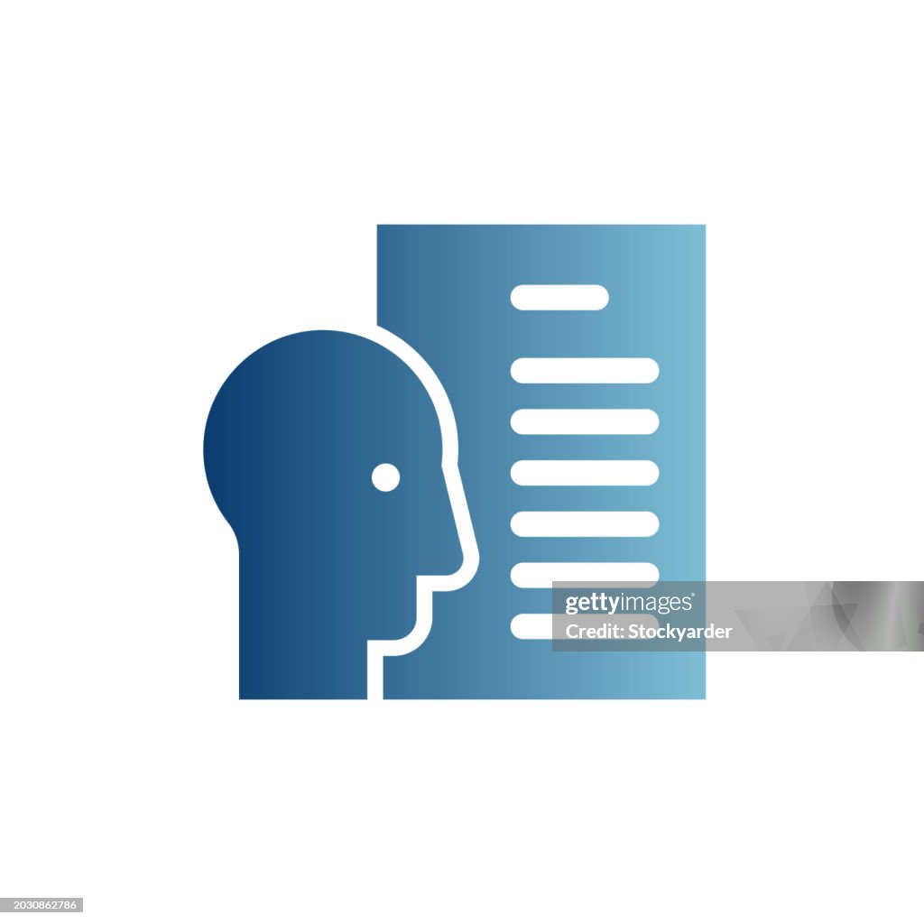 Personal Accident Insurance Gradient Solid Icon