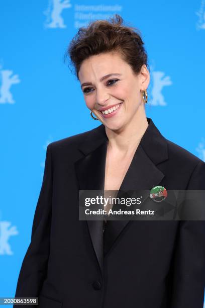 Jasmine Trinca poses at the "Supersex" photocall during the 74th Berlinale International Film Festival Berlin at Grand Hyatt Hotel on February 22,...