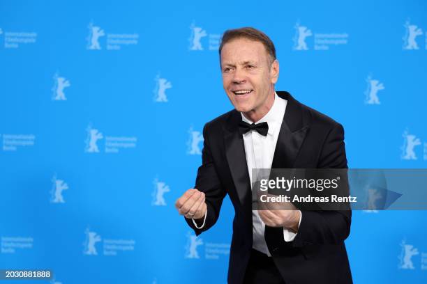 Rocco Siffredi poses at the "Supersex" photocall during the 74th Berlinale International Film Festival Berlin at Grand Hyatt Hotel on February 22,...
