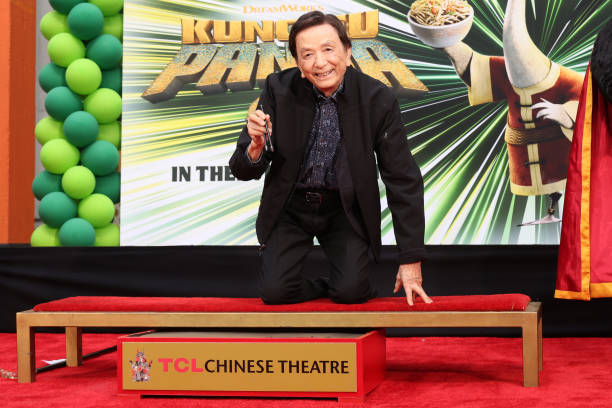 CA: Actor James Hong Hand/Footprint In Cement Ceremony AT TCL Chinese Theatre