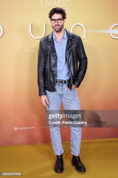 Juan Betancourt attends the Madrid premiere of "Dune: Part 2" at Kinépolis Ciudad de la Imagen on February 22, 2024 in Madrid, Spain.