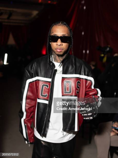 Tyga attends the GCDS fashion show during the Milan Fashion Week Womenswear Fall/Winter 2024-2025 on February 22, 2024 in Milan, Italy.