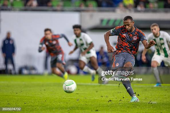 Ferencvarosi TC v Olympiacos FC: Knockout Round Play-offs Second Leg - UEFA Europa Conference League 2023/24 Ferencvarosi TC v Olympiacos FC: Knockout Round Play-offs Second Leg - UEFA Europa Conference League 2023/24