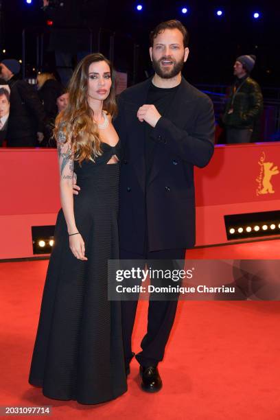 Irene Forti and Alessandro Borghi of the movie 'Supersex' attends the "Seven Veils" premiere during the 74th Berlinale International Film Festival...