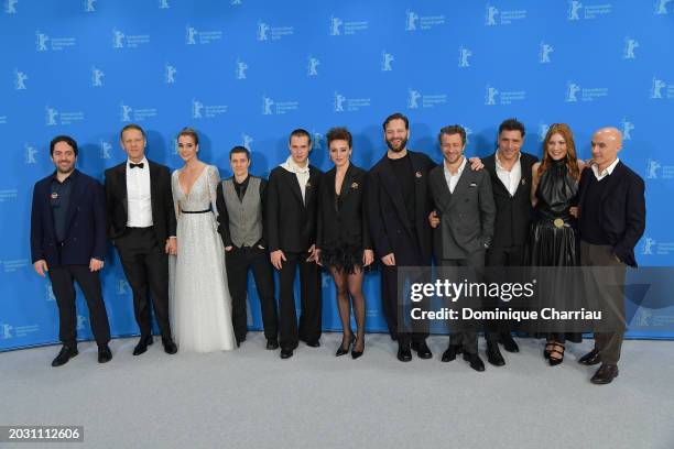 Matteo Rovere, Rocco Siffredi and his wife Rosa Caracciolo, Francesca Manieri, Saul Nanni, Jasmine Trinca, Alessandro Borghi, Francesco Carrozzini,...