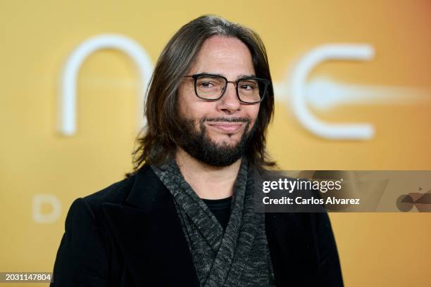 Joaquín Cortésattends the Madrid premiere of "Dune: Part 2" at the Kinépolis cinema on February 22, 2024 in Madrid, Spain.