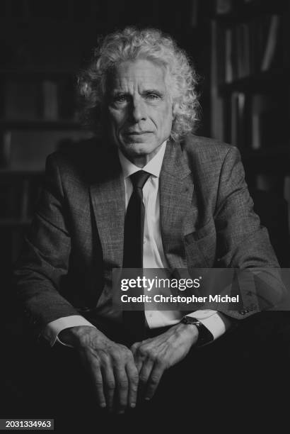 Psychologist and psycholinguist Steven Pinker is photographed for The National Academies of Sciences, Engineering, and Medicine on October 4, 2023 in...