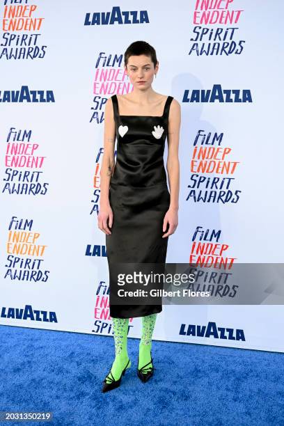 Emma Corrin at the 2024 Film Independent Spirit Awards held at the Santa Monica Pier on February 25, 2024 in Santa Monica, California.