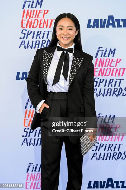 Stephanie Hsu at the 2024 Film Independent Spirit Awards held at the Santa Monica Pier on February 25, 2024 in Santa Monica, California.