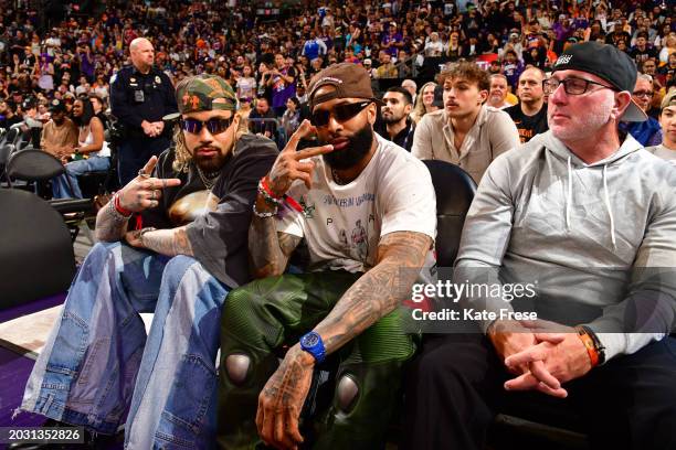 Odell Beckham Jr. Attends the game between the Los Angeles Lakers and the Phoenix Suns on February 25, 2024 at Footprint Center in Phoenix, Arizona....