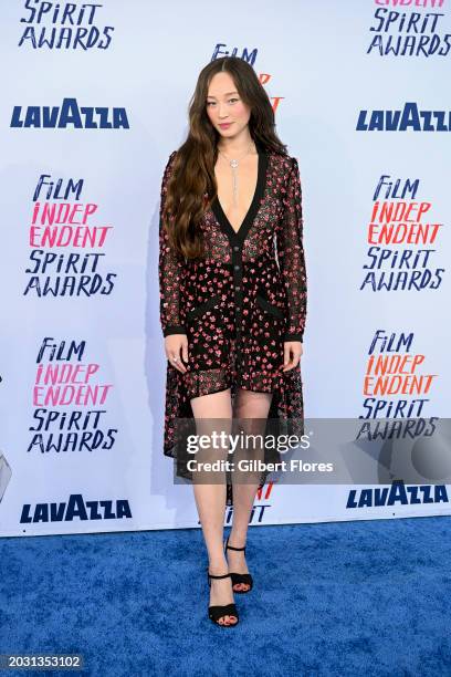 Havana Rose Liu at the 2024 Film Independent Spirit Awards held at the Santa Monica Pier on February 25, 2024 in Santa Monica, California.