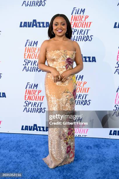 Quinta Brunson at the 2024 Film Independent Spirit Awards held at the Santa Monica Pier on February 25, 2024 in Santa Monica, California.