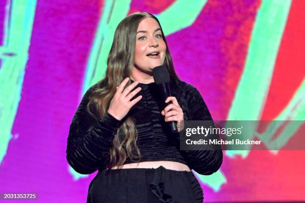 Aidy Bryant speaks onstage at the 2024 Film Independent Spirit Awards held at the Santa Monica Pier on February 25, 2024 in Santa Monica, California.