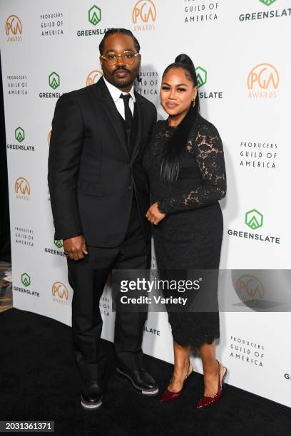 Ryan Coogler and Zinzi Evans at the 2024 Producers Guild Awards held at The Ray Dolby Ballroom on February 25, 2024 in Los Angeles, California.