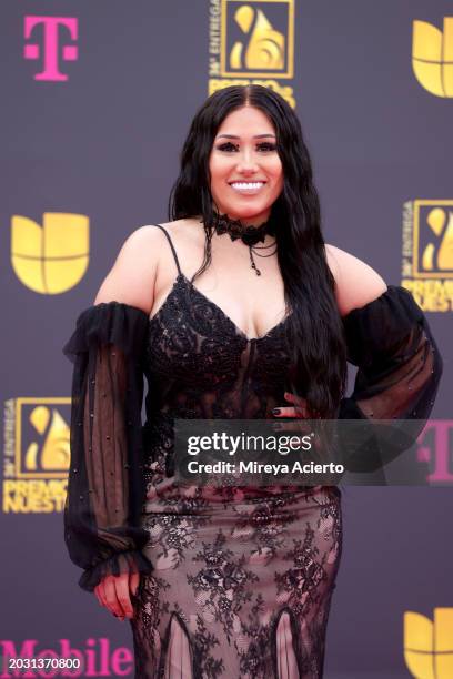 Candy Lover attends Univision's 36th Premio Lo Nuestro at Kaseya Center on February 22, 2024 in Miami, Florida.