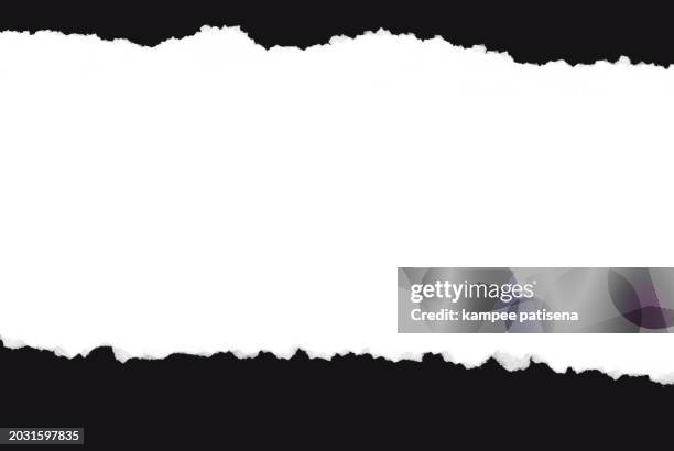 tear paper background template - strappare foto e immagini stock