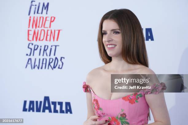 Anna Kendrick attends the 2024 Film Independent Spirit Awards on February 25, 2024 in Santa Monica, California.