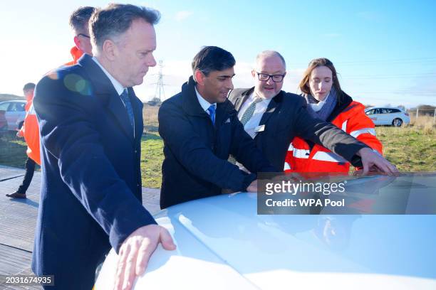 Prime Minister Rishi Sunak , Julian Sturdy, Conservative MP for York Outer Andrew Haines, Chief Executive and Board member of Network Rail and Anna...