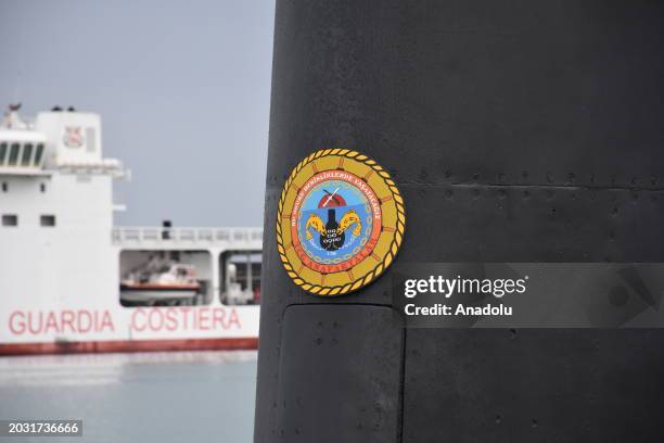 View of the Turkish Preveza-class submarine TCG Anafartalar which to be taking part in the sweeping anti-submarine warfare NATO's Dynamic Manta 2024...