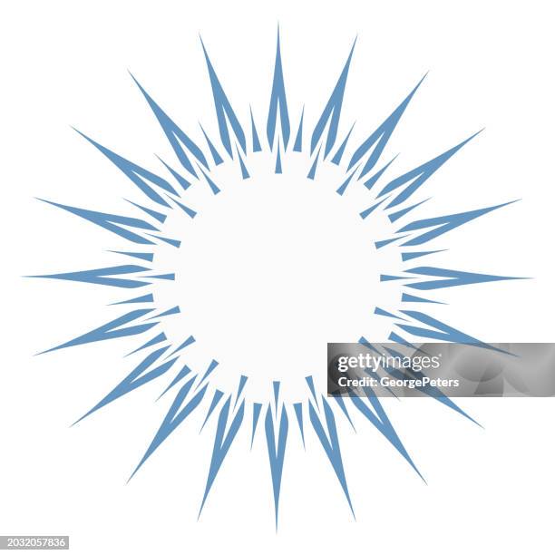 ilustraciones, imágenes clip art, dibujos animados e iconos de stock de sol y rayos de sol - erupción solar