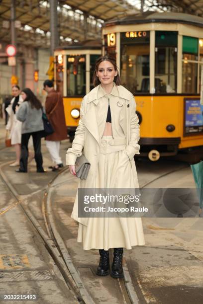 Olivia Palermo attends the Tod's fashion show during the Milan Fashion Week Womenswear Fall/Winter 2024-2025 on February 23, 2024 in Milan, Italy.
