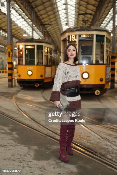 Heart Evangelista attends the Tod's fashion show during the Milan Fashion Week Womenswear Fall/Winter 2024-2025 on February 23, 2024 in Milan, Italy.