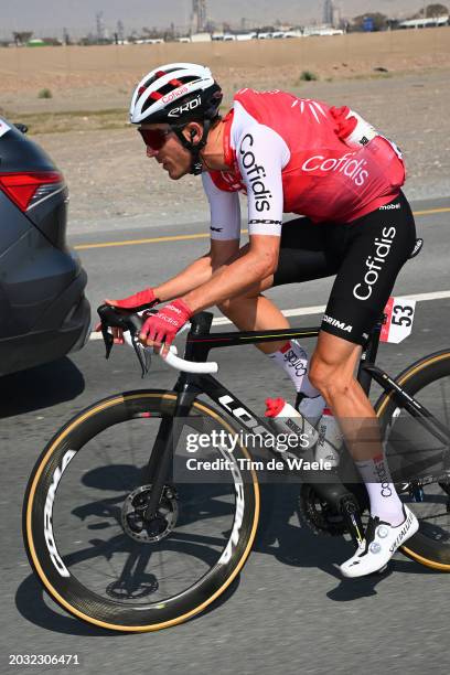 Ruben Fernandez of Spain and Team Cofidis competes during the 6th UAE Tour 2024, Stage 5 a 182km stage from Al Aqah to Umm al Qaiwain / #UCIWT / on...