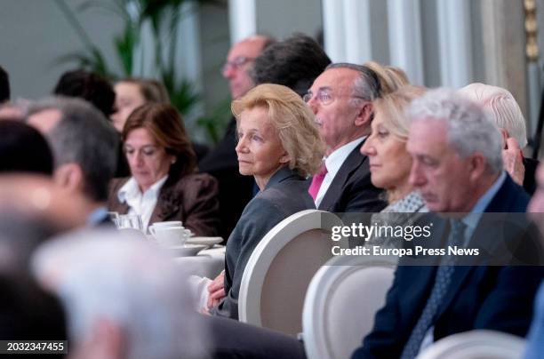 Former minister Elena Salgado during a breakfast briefing organized by Nueva Economia Forum, at the Mandarin Oriental Ritz Hotel, on 23 February,...