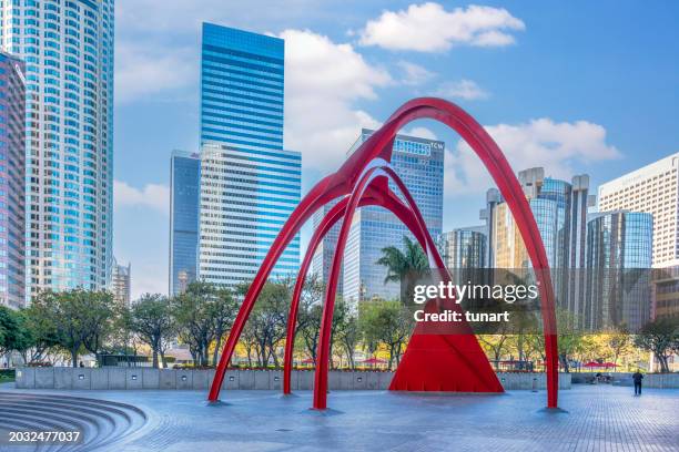 los angeles downtown - downtown los angeles stock pictures, royalty-free photos & images