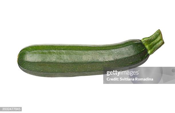 zucchini against white background - courgette stock pictures, royalty-free photos & images