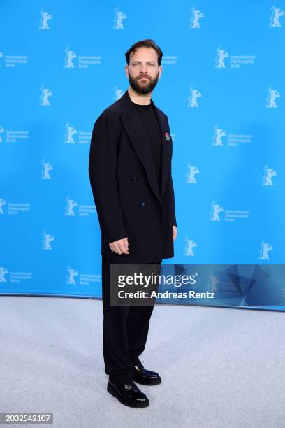 Alessandro Borghi poses at the "Supersex" photocall during the 74th Berlinale International Film Festival Berlin at Grand Hyatt Hotel on February 22,...