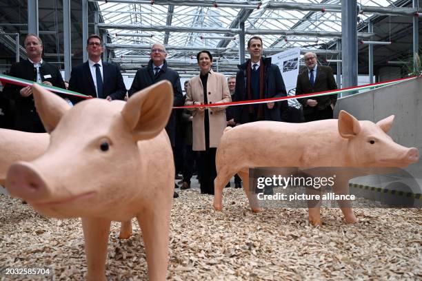 February 2024, North Rhine-Westphalia, Bad Sassendorf/Ostinghausen: Silke Großen , Minister of Agriculture and Consumer Protection of North...