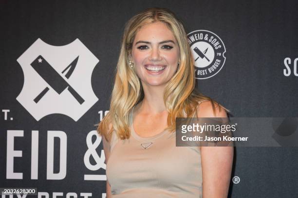 Kate Upton attends Burger Bash during the2024 South Beach Wine And Food Festival on February 22, 2024 in Miami Beach, Florida.