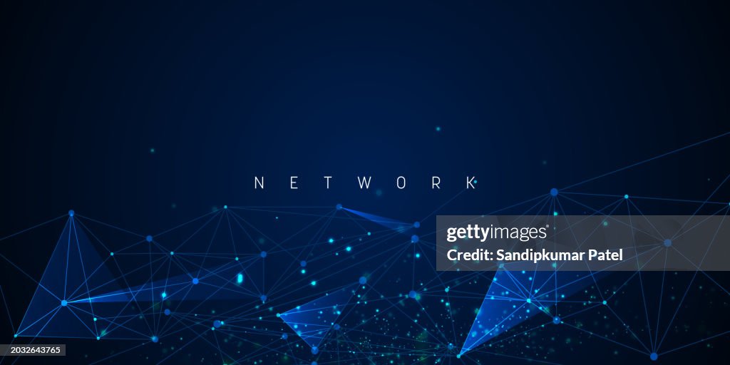 Networking Connect Technology Abstract Concept High-Res Vector Graphic ...