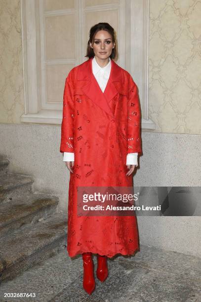 Olivia Palermo attends the Vivetta fashion show during the Milan Fashion Week Womenswear Fall/Winter 2024-2025 on February 23, 2024 in Milan, Italy.