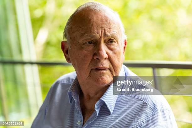 Billionaire Christo Wiese, board member of Shoprite Holdings Ltd., during an interview at the Beau Constantia wine farm in Cape Town, South Africa,...