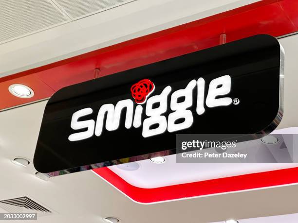 Westfield LONDON,ENGLAND - February 2024 Smiggle, shop front