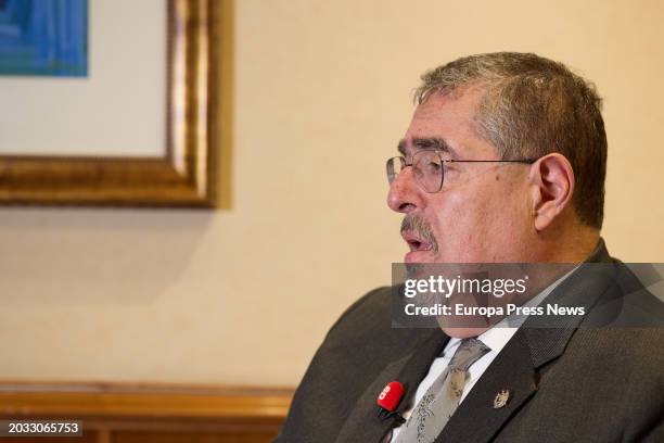 Guatemala's President, Bernardo Arevalo, during an interview for Europa Press, on February 23 in Madrid, Spain. Bernardo Arevalo served as a deputy...