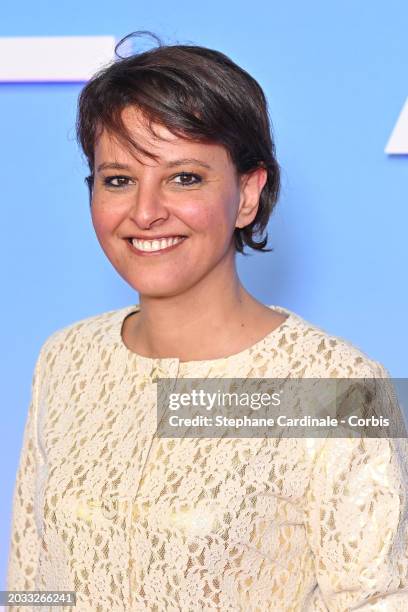 Najat Vallaud-Belkacem arrives at the 49th Cesar Film Awards at L'Olympia on February 23, 2024 in Paris, France.