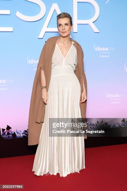 Mélita Toscan du Plantier arrives at the 49th Cesar Film Awards at L'Olympia on February 23, 2024 in Paris, France.