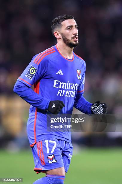 Said BENRAHMA of Olympique Lyonnais during the Ligue 1 Uber Eats match between Football Club de Metz and Olympique Lyonnais at Stade Saint-Symphorien...