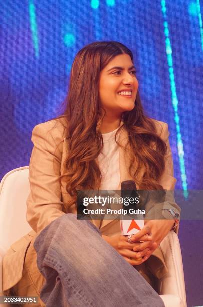 Ananya Birla attends the 'Ideas of India' by ABP network on February 23, 2024 in Mumbai, India.