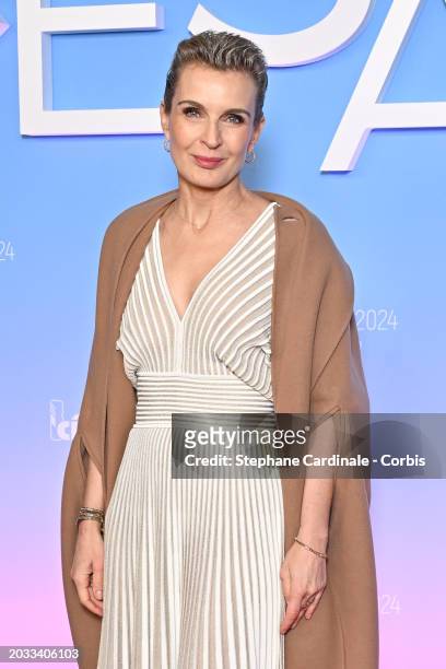 Melita Toscan du Plantier arrives at the 49th Cesar Film Awards at L'Olympia on February 23, 2024 in Paris, France.