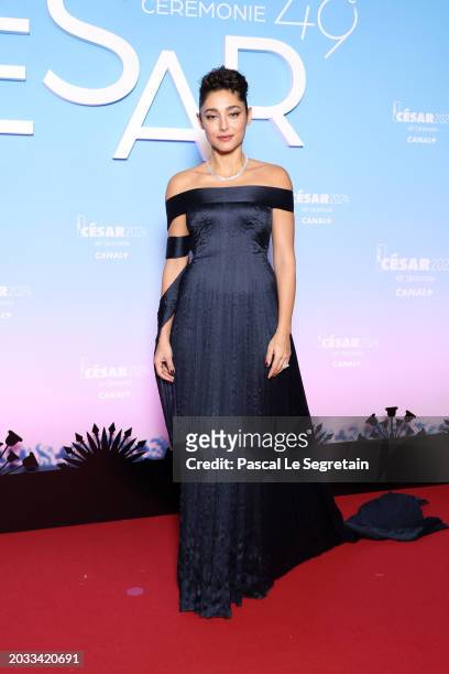 Golshifteh Farahani arrives at the 49th Cesar Film Awards at L'Olympia on February 23, 2024 in Paris, France.