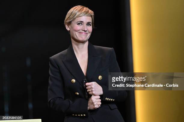 Judith Godreche during the 49th Cesar Film Awards at L'Olympia on February 23, 2024 in Paris, France.